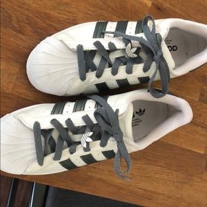 Adidas Superstar hologram style purple shoes